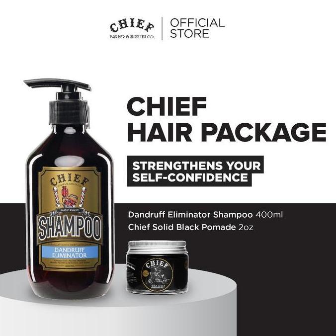 [LUSHOP] CHIEF GENTLEMANS PACKAGE | CHIEF POMADE + CHIEF SHAMPOO 400ML