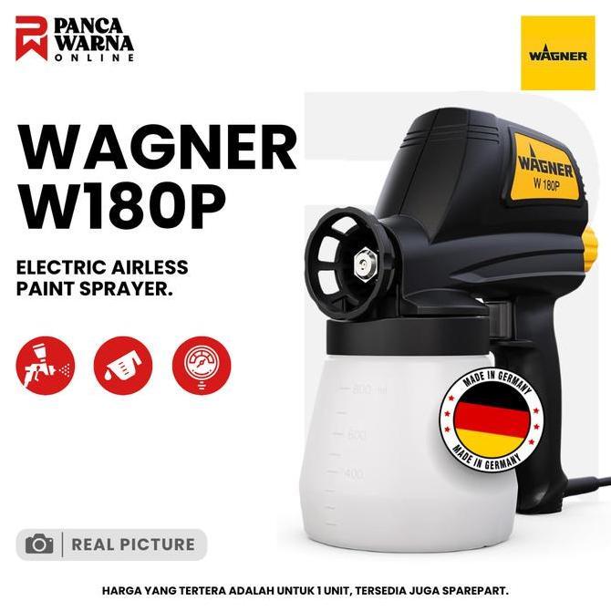 TERMURAH - Wagner W180P Spray Gun / Air Sprayer / Mesin Semprot Udara/Angin