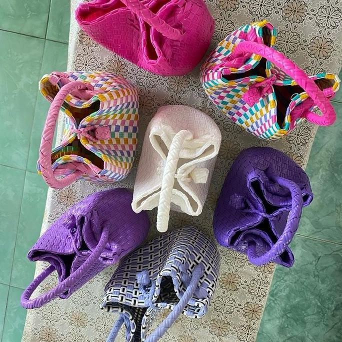Shebag- Paket 3Pcs Tas Kubus Muat 2Kg Untuk Souvenir, Hampers, Dan Tas Hajatan