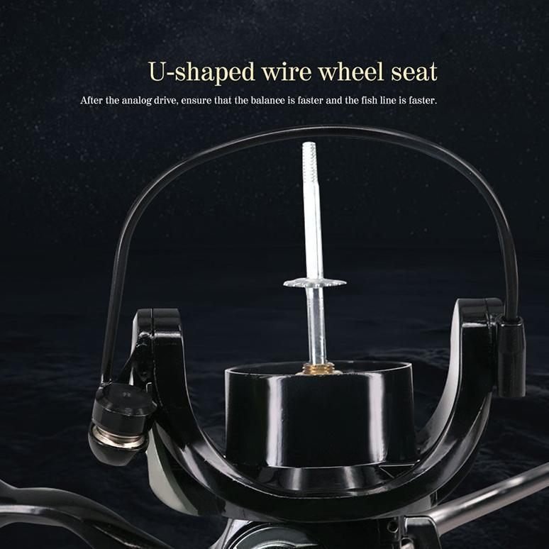 Hot Sale Reel Pancing Deukio Reel Spinning Saltwater Ac2000-7000 Fishing Reel 12Kg Max Drag 5.2:1 Sp