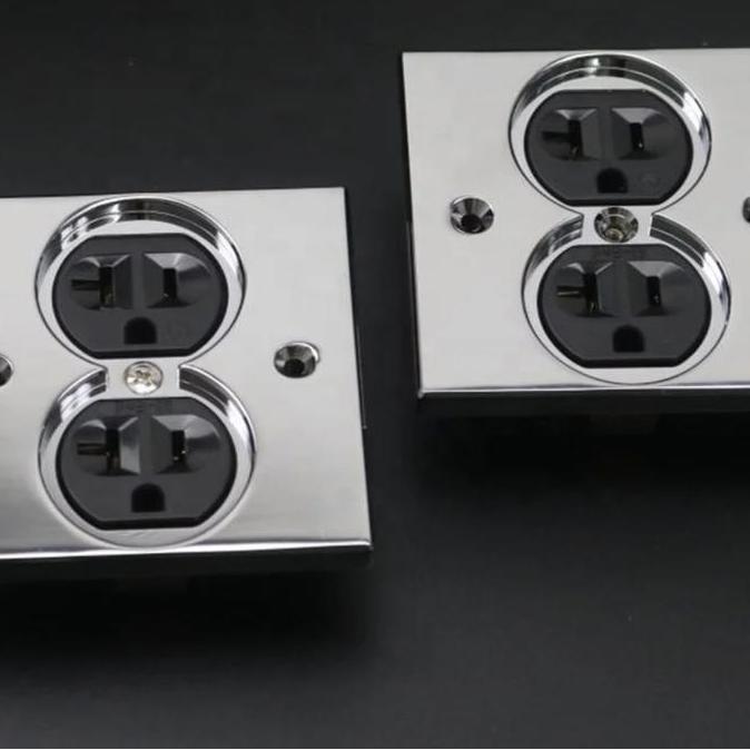 Pure copper rhodium plating ll outlet US plug
