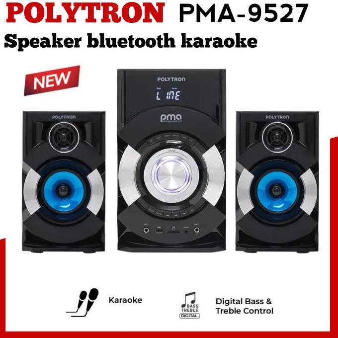 Speaker bluetooth POLYTRON PMA-9527 Speaker aktif Polytron/karaoke