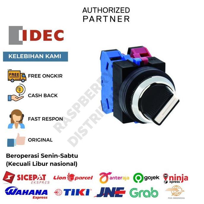 IDEC ASS211N SELECTOR SWITCH SERIES TWS 25MM 2POSISI SGA3