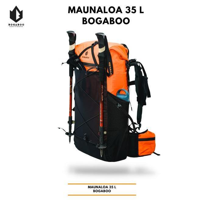 BOGABOO MAUNALOA 35 L BACKPACK ULTRALIGHT Frameless  Waterproof - Tas Daypack Ultralight Gunung BS
