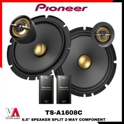 Promo Speaker Split 2-way Component System 6.5 Inch PIONEER TS-A1608C Midbass + Tweeter + Crossover 