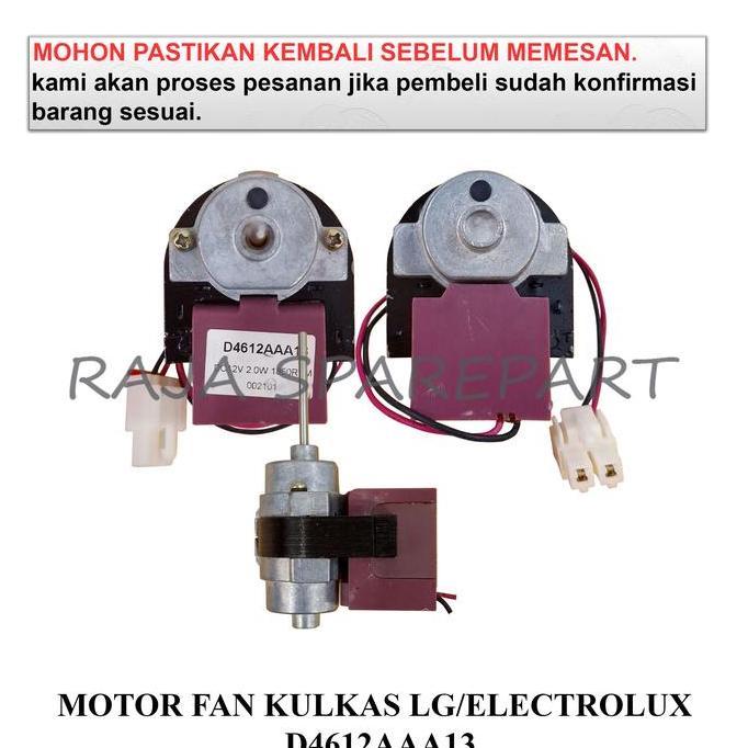 FAN MOTOR/DINAMO KULKAS/MOTOR FAN KULKAS  ELECTROLUX D4612AAA13 SGA27