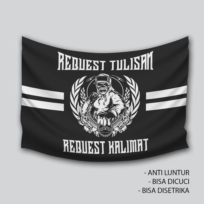 Bendera / Bendera Suporter Jumbo Bebas Request | Bendera Komunitas | Bendera Ultras