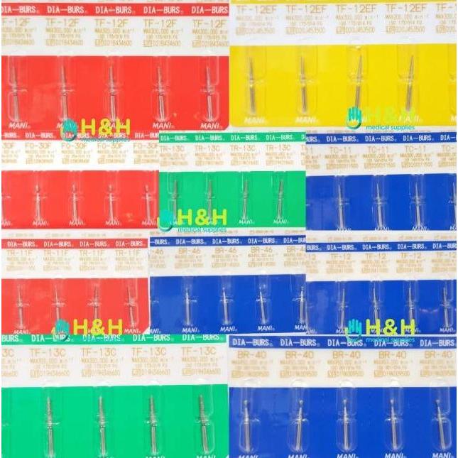 Dente - Dental Bur Mani / Mani Bur Gigi / Bur Mani Original Jepang / Mani Bur