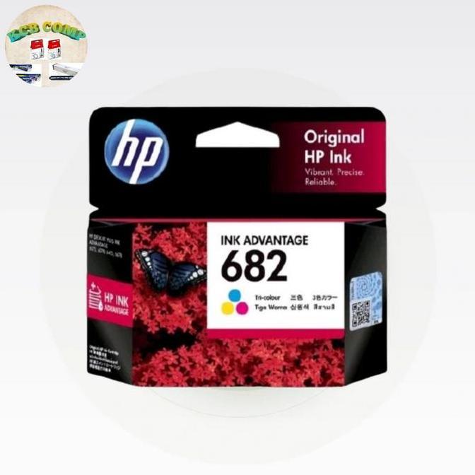 Tinta Hp 682 Color ( Warna ) Original Catridge 2775 2776