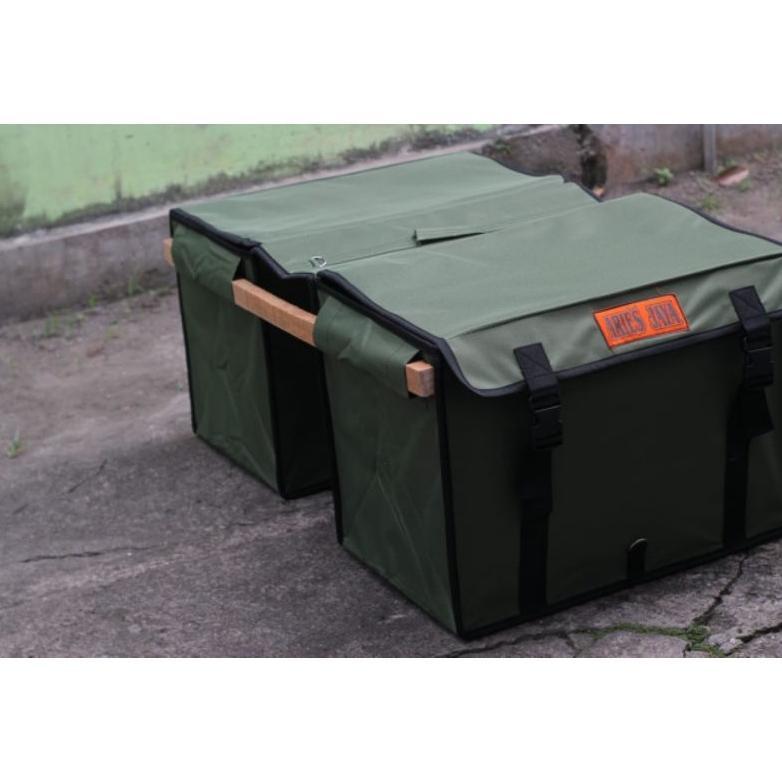 recommended tas pos obrok kurir sales anti air tas motor tas rengkek tas kargo aries jaya - besar ( 