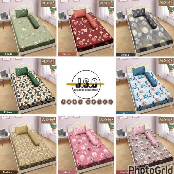 Sprei ukuran 120x200 sprei aloha single