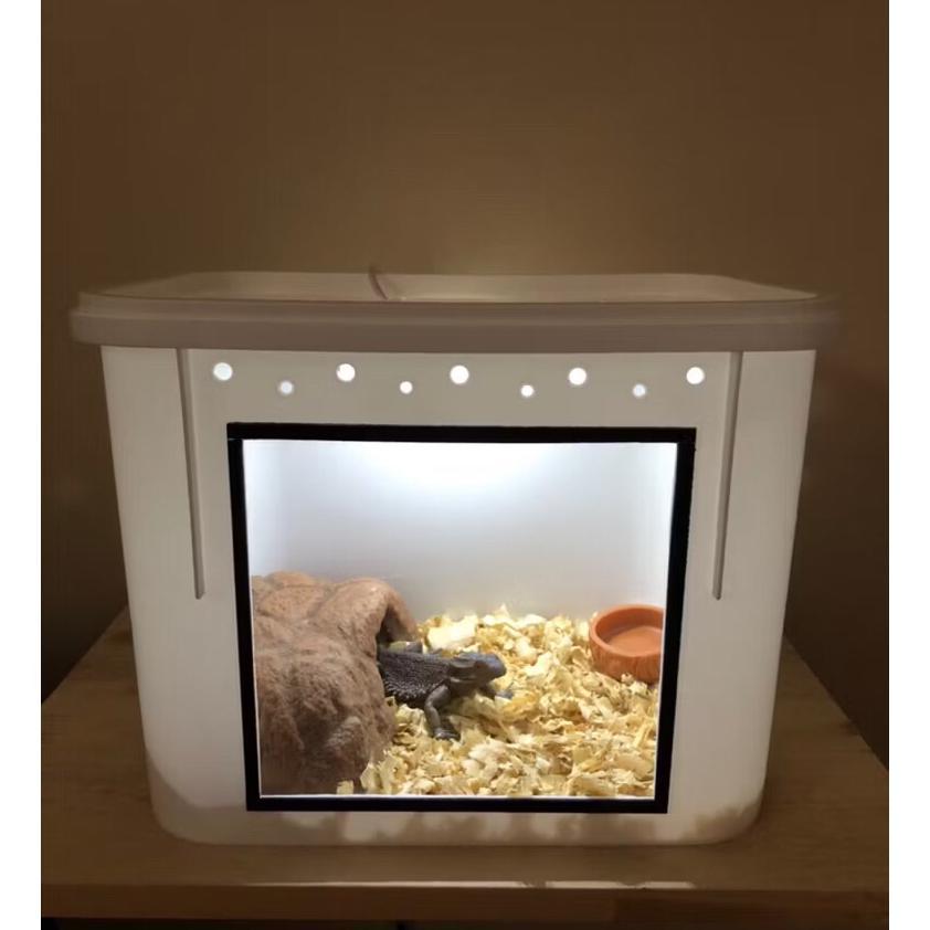 Kandang Reptil Dan Hamster Uk 27X19X20Cm ( Gecko ,Kadal, Iguana, Katak, Dll )