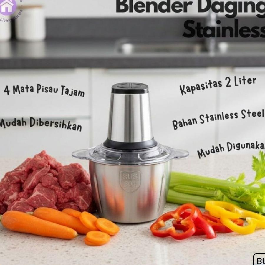 Blender Chopper Blender Daging Stainless Coper Penggiling Daging Serbaguna
