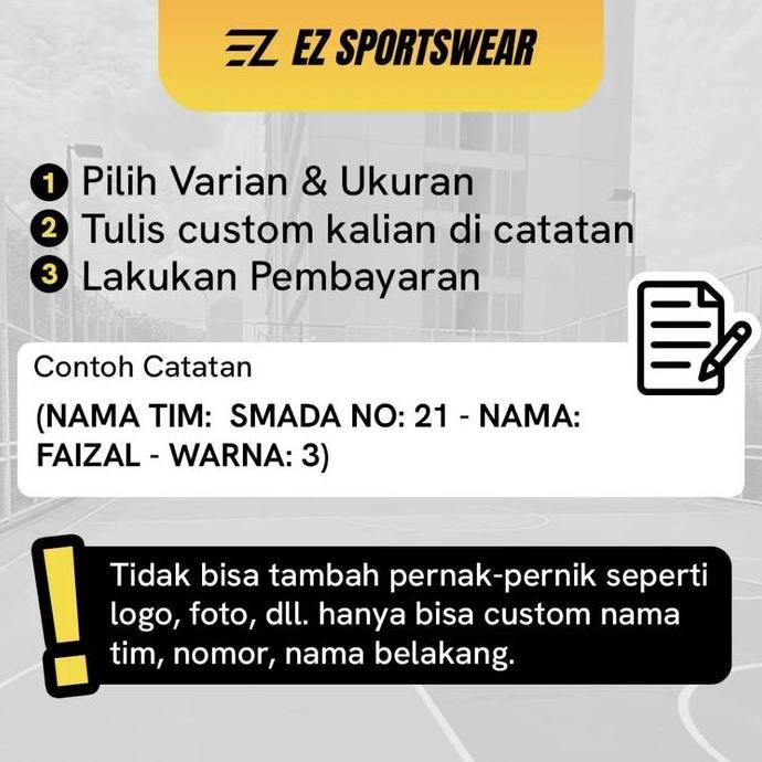 Jersey / [Free Custom Satuan] Jersey Basket Satuan Popda Surabaya 2024 Home & Away Baju Kaos T-Shirt