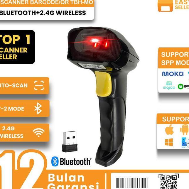 Barcode Scanner 1D 2D Support Usb Wireless Bluetooth Scan Barcode