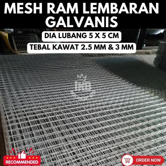 MESH RAM LEMBARAN GALVANIS | REKOMENDASI KAWAT DAN SERBAGUNA BERGARANSI