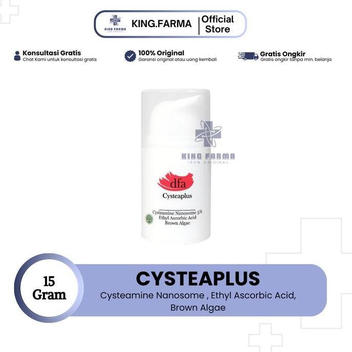 DFA Cysteaplus 15g - Mencerahkan dan Menjaga Kelembaban Pada Kulit Wajah