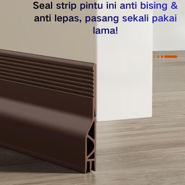 penghalang pintu bawah Seal Strip Pintu Satu Sisi Anti Serangga Anti Angin - Cocok Semua Pintu Geser