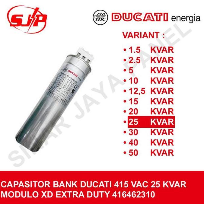 CAPASITOR KAPASITOR BANK DUCATI 25 KVAR 415VAC MODULO XD 416462310
