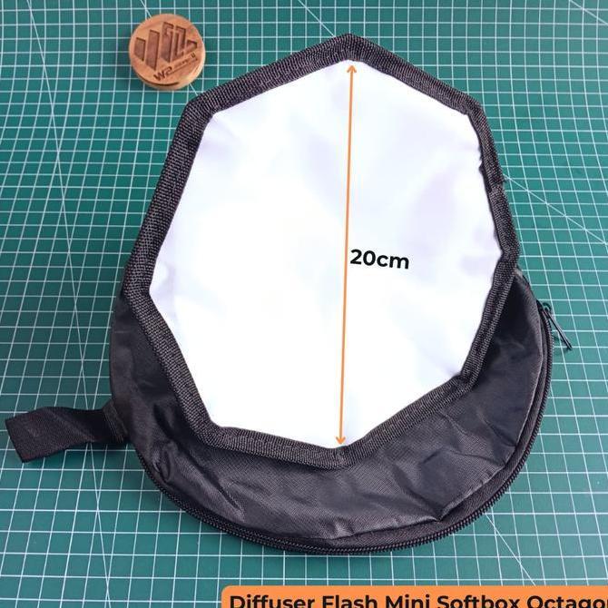 Diffuser Flash Mini Softbox Octagon Diameter 20cm