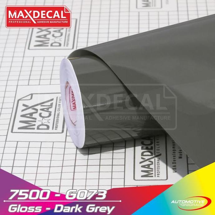 Sticker Dark Grey Abu tua Glossy Doff Maxdecal 7500 G073 M073 permeter