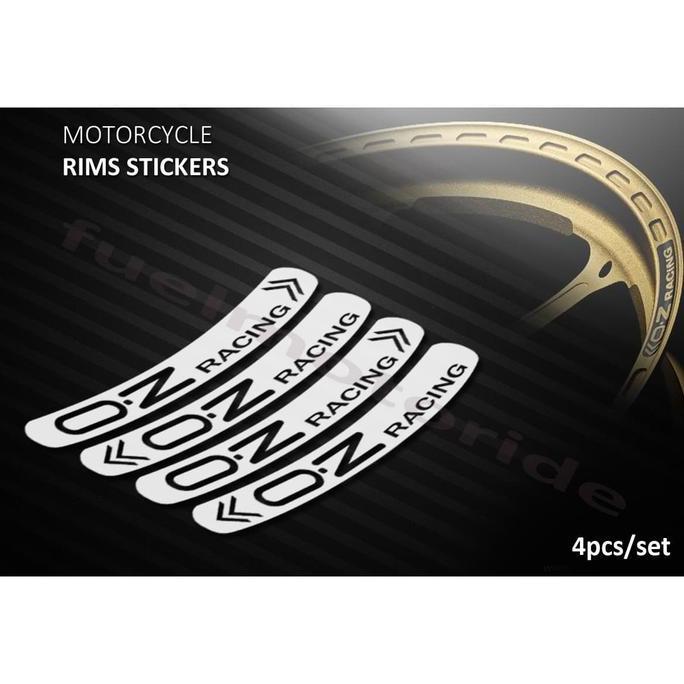Sticker Velg Motor OZ Racing Daytona CBR R25 Ninja GSX nmax XMAX ADV