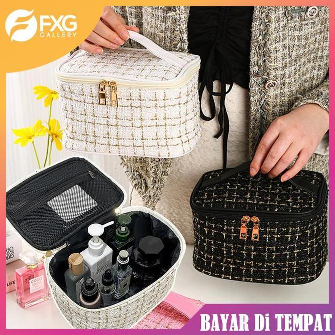 FXG Tas Kosmetik Travel Bag Premium Pounch Make Up Tahan Air Fashion Korea TK19