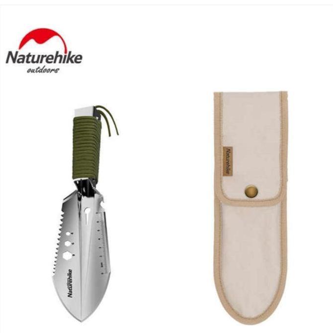 Hand shovel naturehike NH20GJ001 sekop stainless multifungsi survival