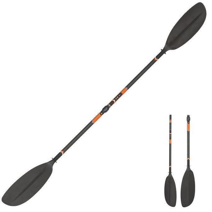 BEBAS ONGKIR - Dayung Rakit Kayak Paddle Carbon X500 210-220cm 1 set
