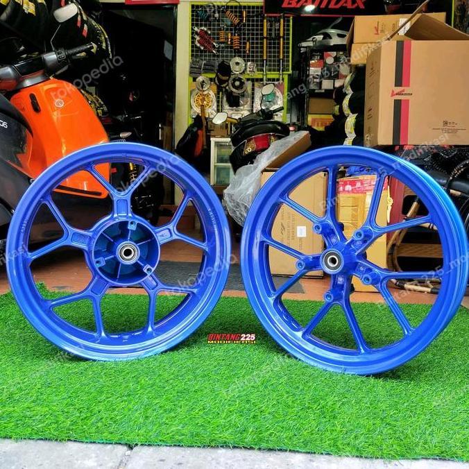 VIRALL VELG VROSSI COBRA R25 / MT25 DOUBLE DISK DEPAN LEBAR //