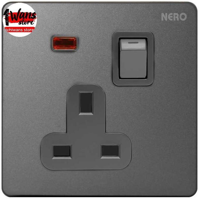 NERO Stopkontak AC Casa X2 X21311VD-GR (GREY) Socket