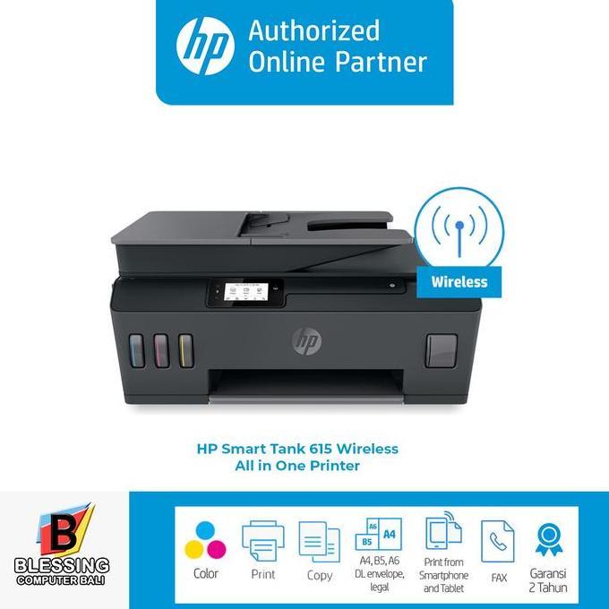 Printer HP 615 Smart Tank Wireless All in One / HP Smart Tank 615