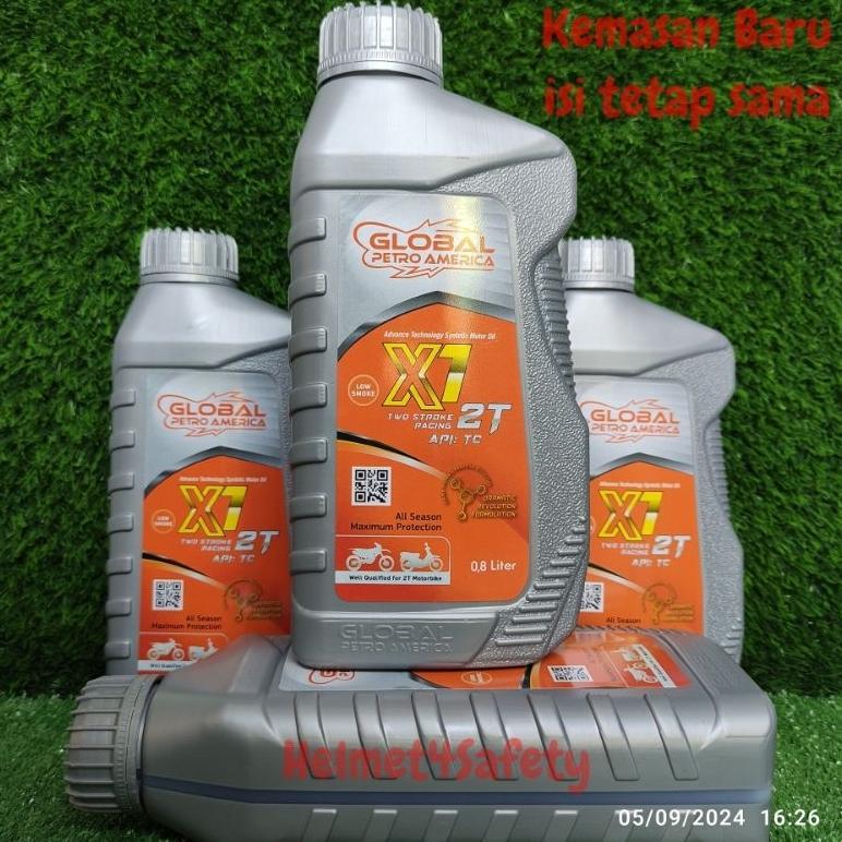Oli Samping Gpa X1 2T Global Petro America X1 2T Api Tc Jaso Fc Low Smoke 800Ml Termurah