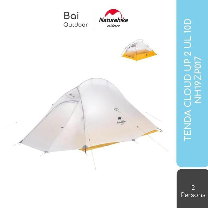 FYP TENDA CLOUD UP 2 UL 10D NATUREHIKE NH19ZP017 CAMPING ULTRALIGHT UL *