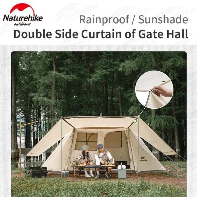OK TENDA NATUREHIKE VILLAGE 5.0 ROOF WITH SKIRT NH21ZP009 ''