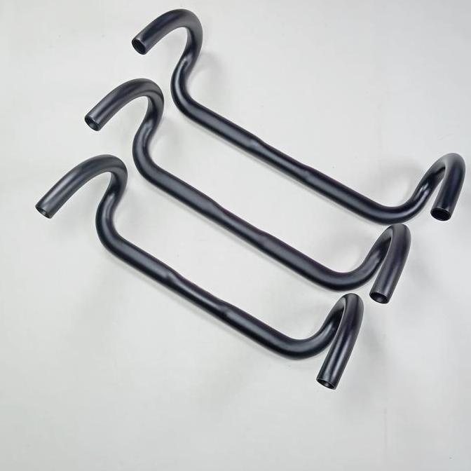 Promo dropbar bulat round GT HALF5 25.4 OS 31.8 380 400 420 38 40 42 stang flare 20 balap gravel syt
