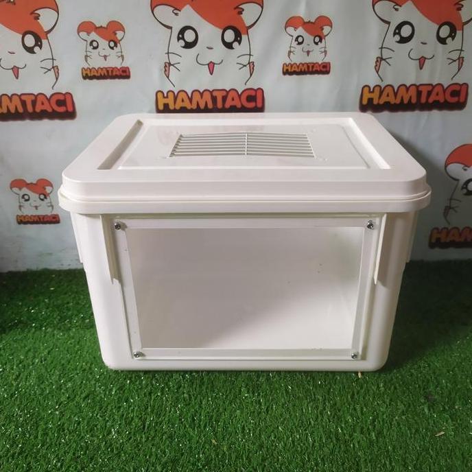 KANDANG KOTAK MODIF AKRILIK HAMSTER GERBIL LANDAK REPTIL A