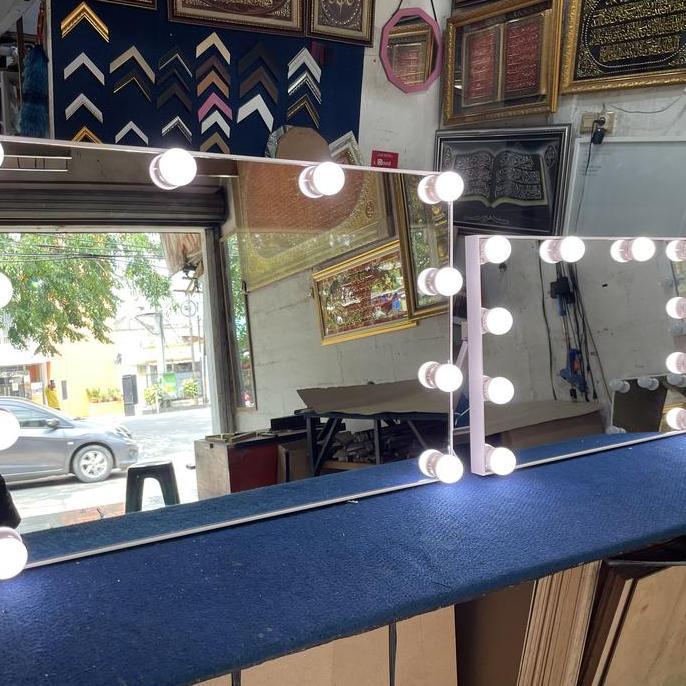 Vanity Mirror Cermin Rias Lampu Cermin Makeup Cermin Lampu