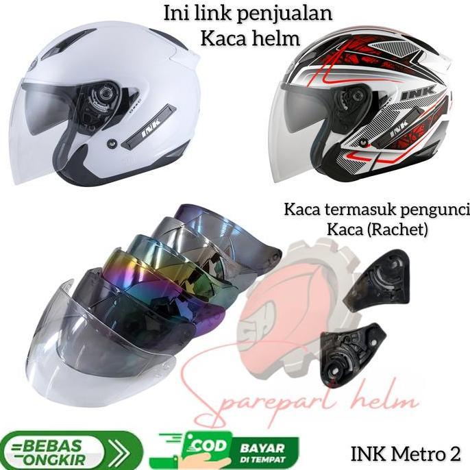 Comet- Kaca Helm Ink Metro Visor Helm Ink Metro