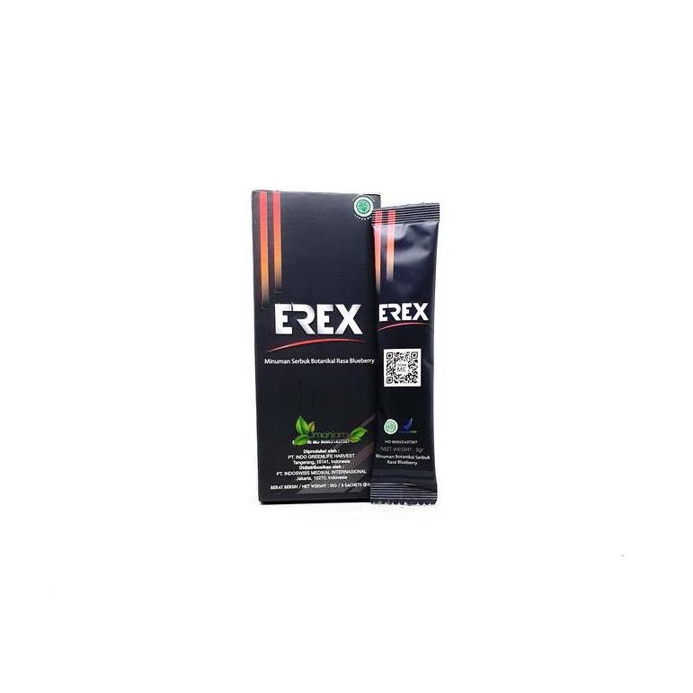 Best Seller Suplemen Kesehatan. Erex Minuman Stamina Rasa Blueberry Eceran Per 1 Sachet Berkualitas 