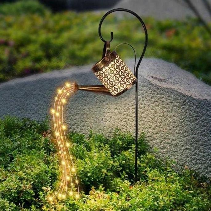 Lampu Taman LED Tenaga Surya Model Ketel Ukuran Besar Waterproof
