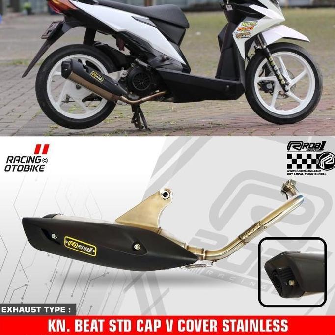 ROB1 KNALPOT BEAT STD RACING ROB1 BEAT OLD 2019 KEBAWAH PNP SCOOPY OLD