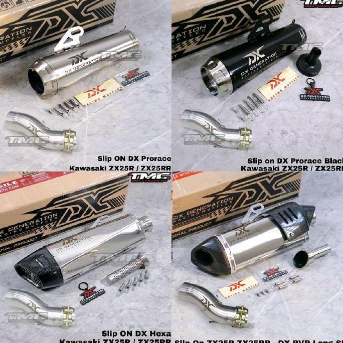Knalpot slip on ZX25 ZX25R ZX25RR by DX Generation
