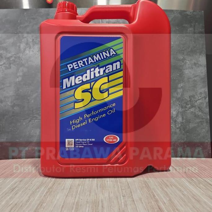 Pertamina Meditran SC 15w-40 10 Liter/1 Galon - Oli Mobil Diesel