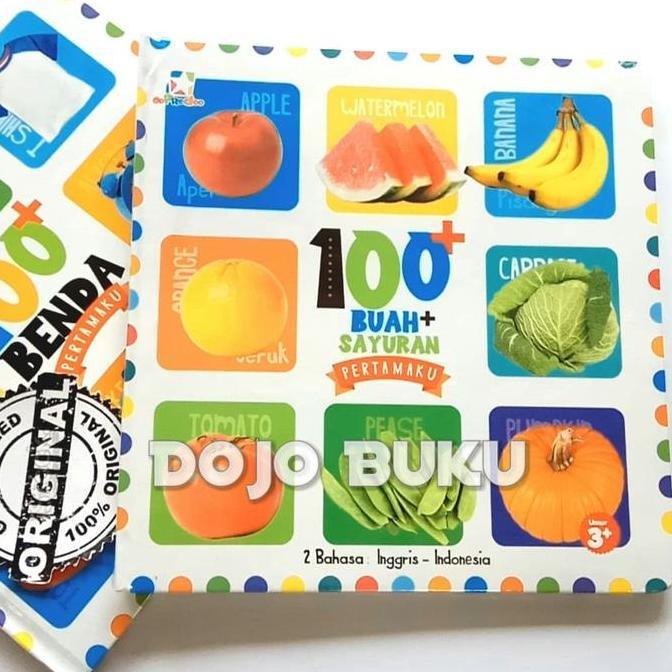 Opredo Board book 100+ Buah dan Sayuran Pertamaku by Tim Oopredoo