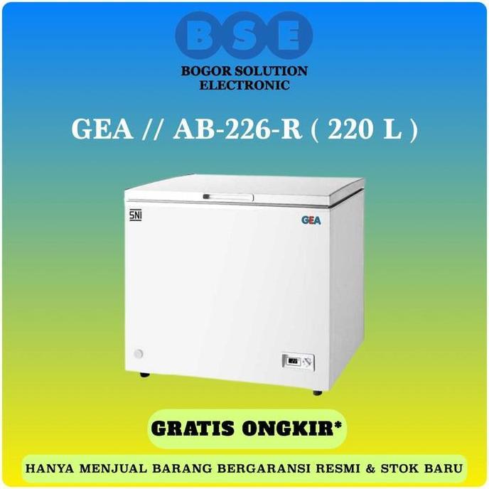 Murah Gea Freezer 220 Liter | Promo Freezer Gea | Ab226 | Ab226R - 220L