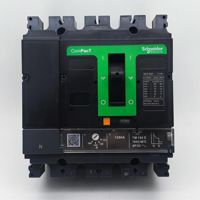 MCCB BREAKER NSX160F 4P 160A NSX 160F 4P 160A TM160D
