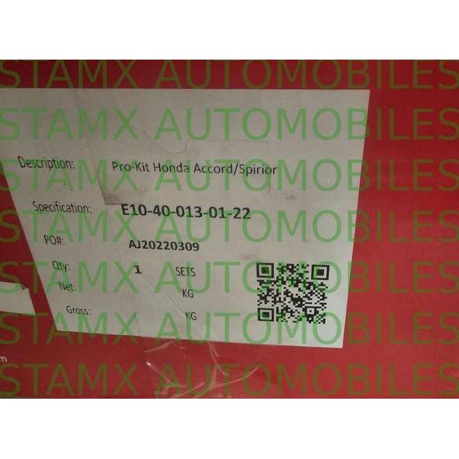 Per Ceper / Lowering Spring merk EIBACH PROKIT Honda Accord / CP2 2.4 atau 2.400cc 20-2012
