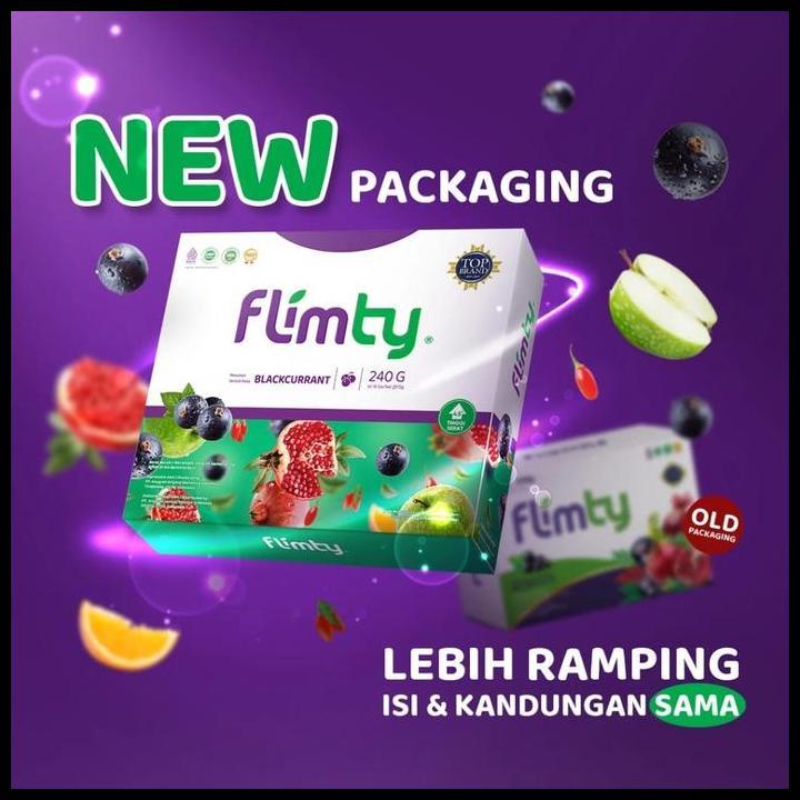 Terlaris Flimty Fiber Herbal Detox - Pelangsing Bpom Halal Bandung (Ready)