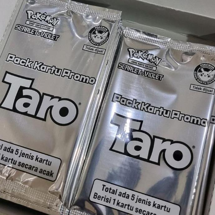 Kartu Promo Pokemon Taro Segel (Sealed) - Promo Card Pokemon - Pokemon Indonesia - Pokemon TCG
